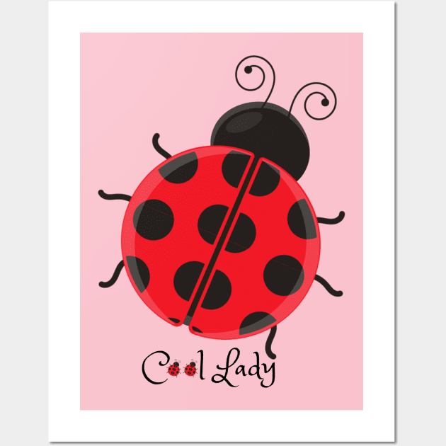 Cool Lady Ladybug Wall Art by Animal Specials